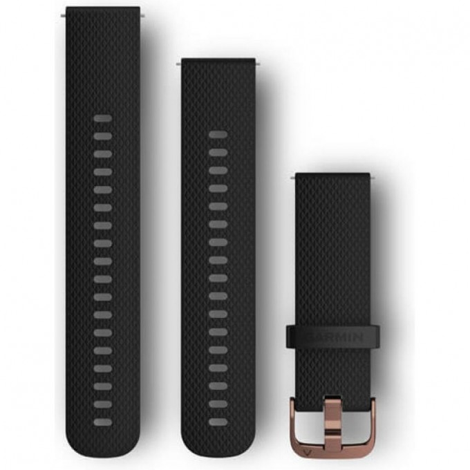 Ремешок GARMIN QUICK RELEASE BAND 20MM BLACK/ROSE-GOLD/TWO SIZES INCLUDED 10092 Ремешок GARMIN QUICK RELEASE BAND 20MM BLACK/ROSE-GOLD/TWO SIZES INCLUDED 10092