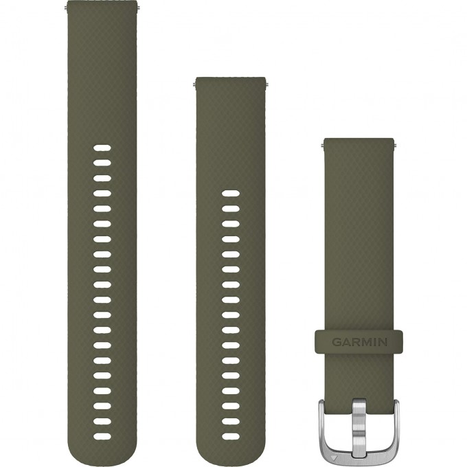 Ремешок GARMIN QUICK RELEASE BAND 20MM MOSS/STAINLESS / TWO SIZES INCLUDED 10095 Ремешок GARMIN QUICK RELEASE BAND 20MM MOSS/STAINLESS / TWO SIZES INCLUDED 10095