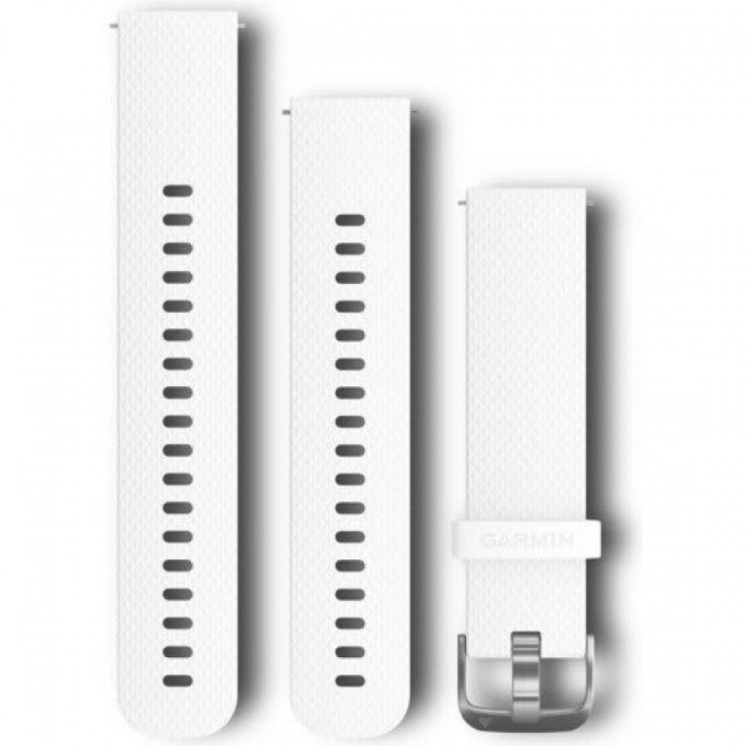 Ремешок GARMIN QUICK RELEASE BAND 20MM WHITE/STAINLESS /TWO SIZES INCLUDED 10093 Ремешок GARMIN QUICK RELEASE BAND 20MM WHITE/STAINLESS /TWO SIZES INCLUDED 10093